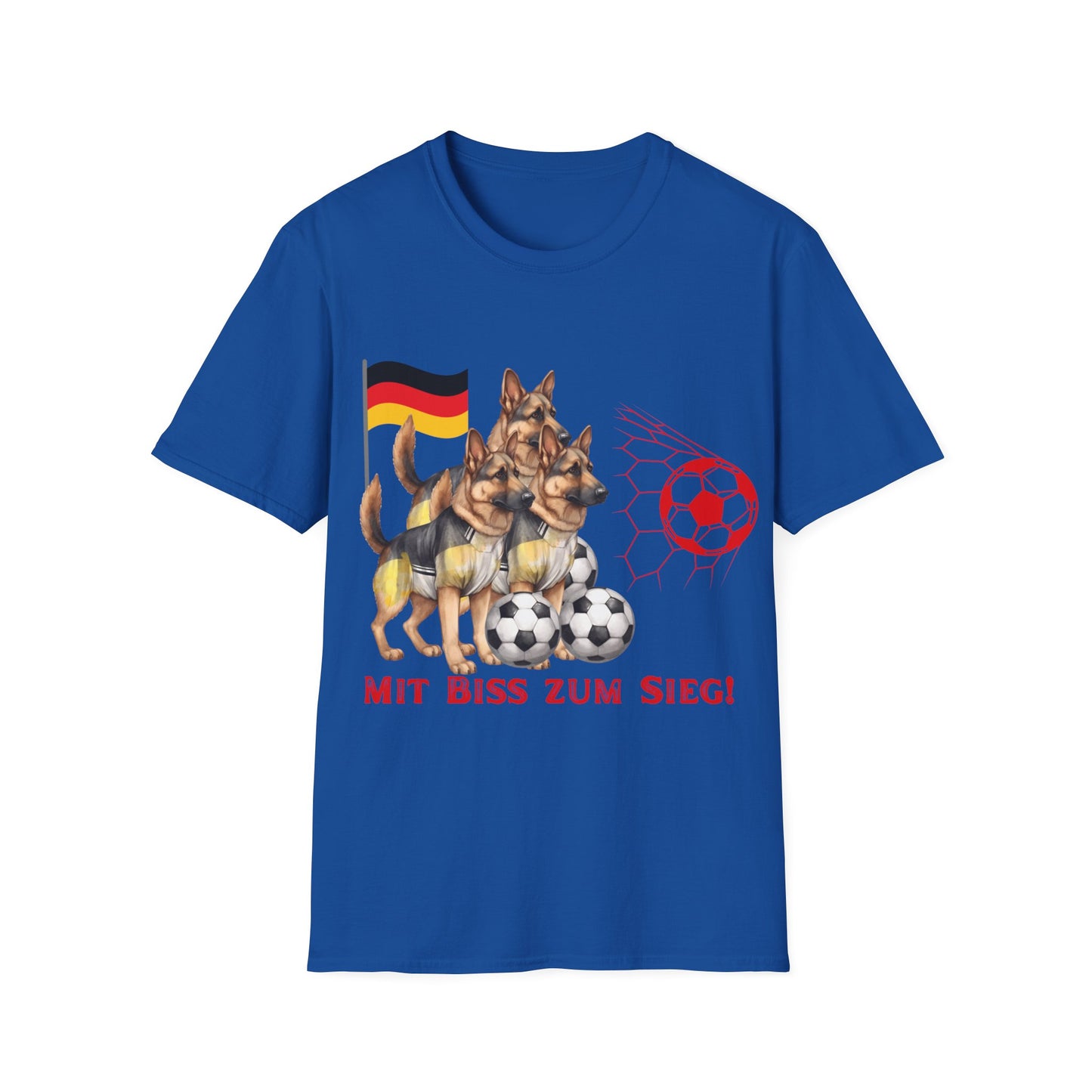 Deutsche Hunde für die Nationalmannschaft mit vielen Toren, Unisex T-Shirt