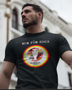 Wir für euch! - EM 2024, Fußballfan Unisex T-Shirts mit Fanmotiven