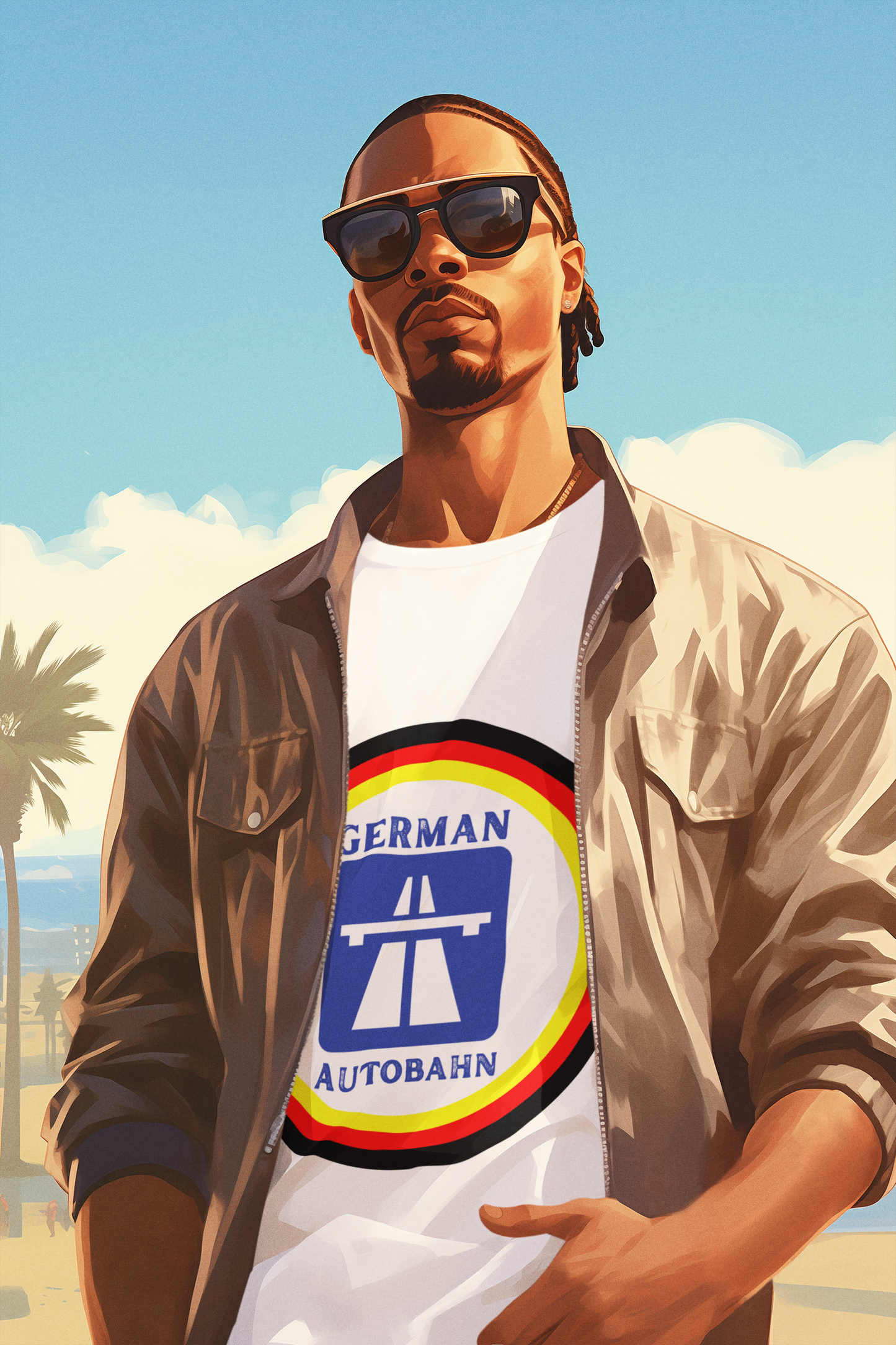 Tempolimitlos, Straßenlegenden, Stilvolle T-Shirts für Fahrbahnbegeisterte, Deutsche Autobahn, Drive Safe on German Highway, Car Race, Speed