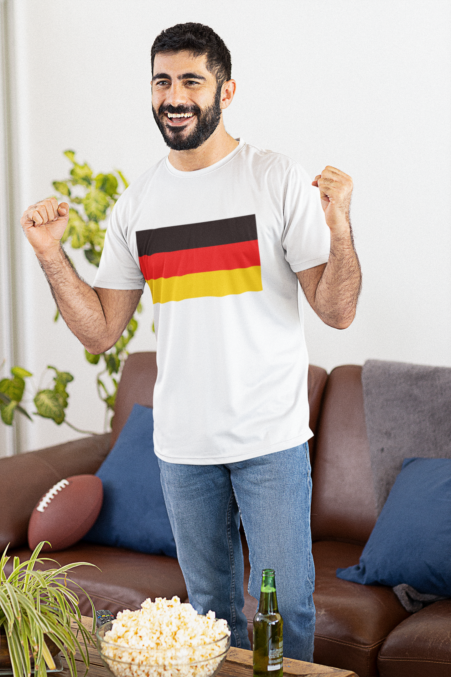 Herzlich Willkommen in Deutschland auf Unisex T-Shirt, Frieden und Liebe, Liebevolle Gastfreundschaft, Welcome to Germany, I Love Germany