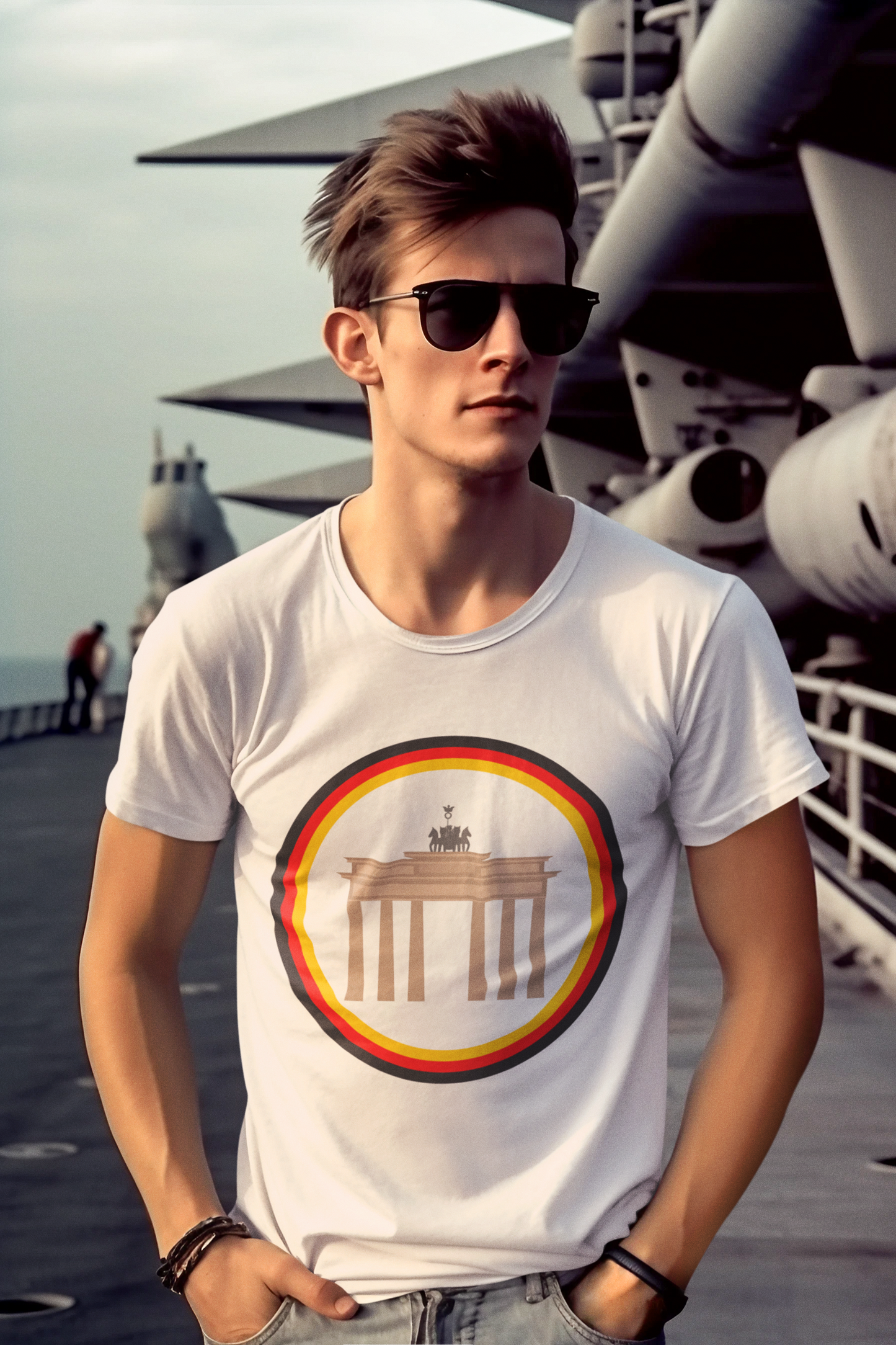 Unisex Brandenburg Tor T-Shirt, Welcome to Germany, Peace Gate, I love Germany, Ich liebe Deutschland