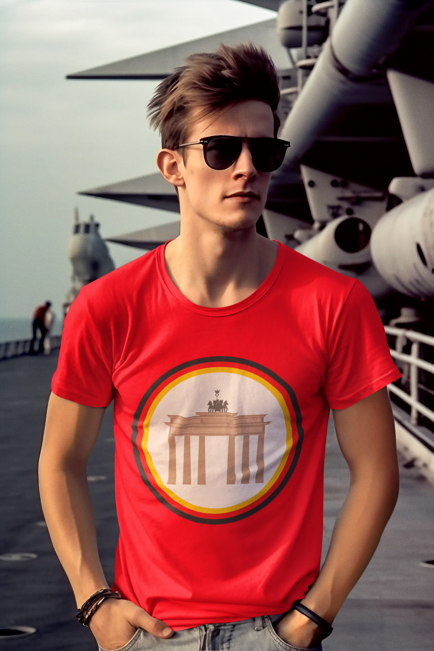 Unisex Brandenburg Tor T-Shirt, Welcome to Germany, Peace Gate, I love Germany, Ich liebe Deutschland