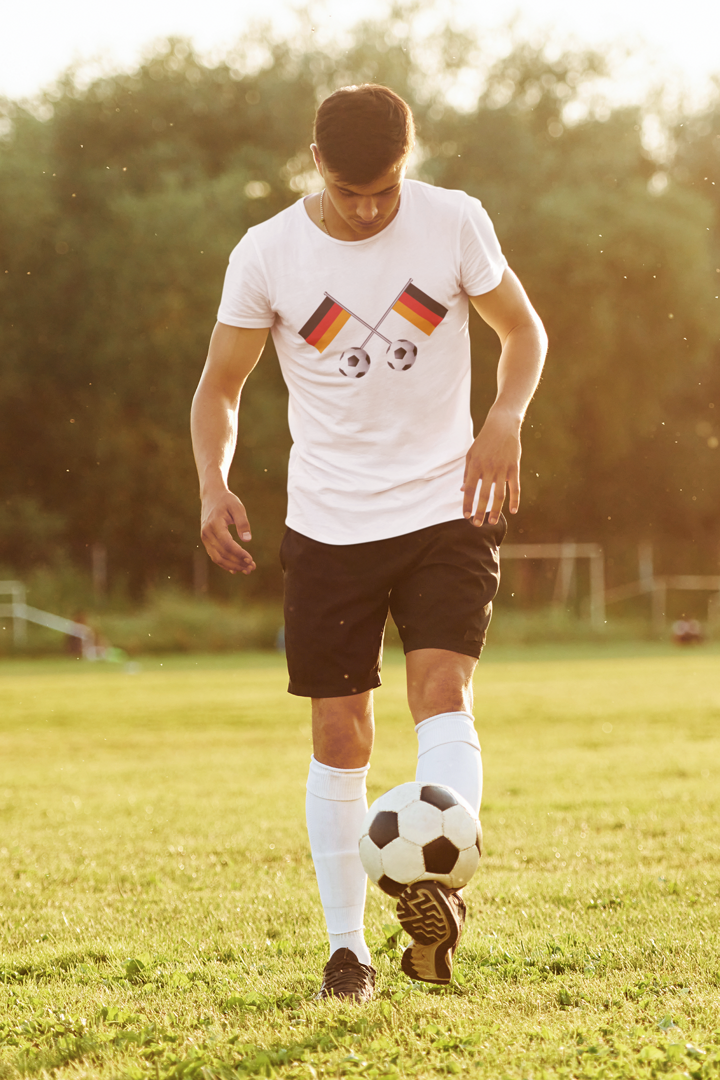 Unisex T-Shirt, Fanmotivtrikot für Deutschland