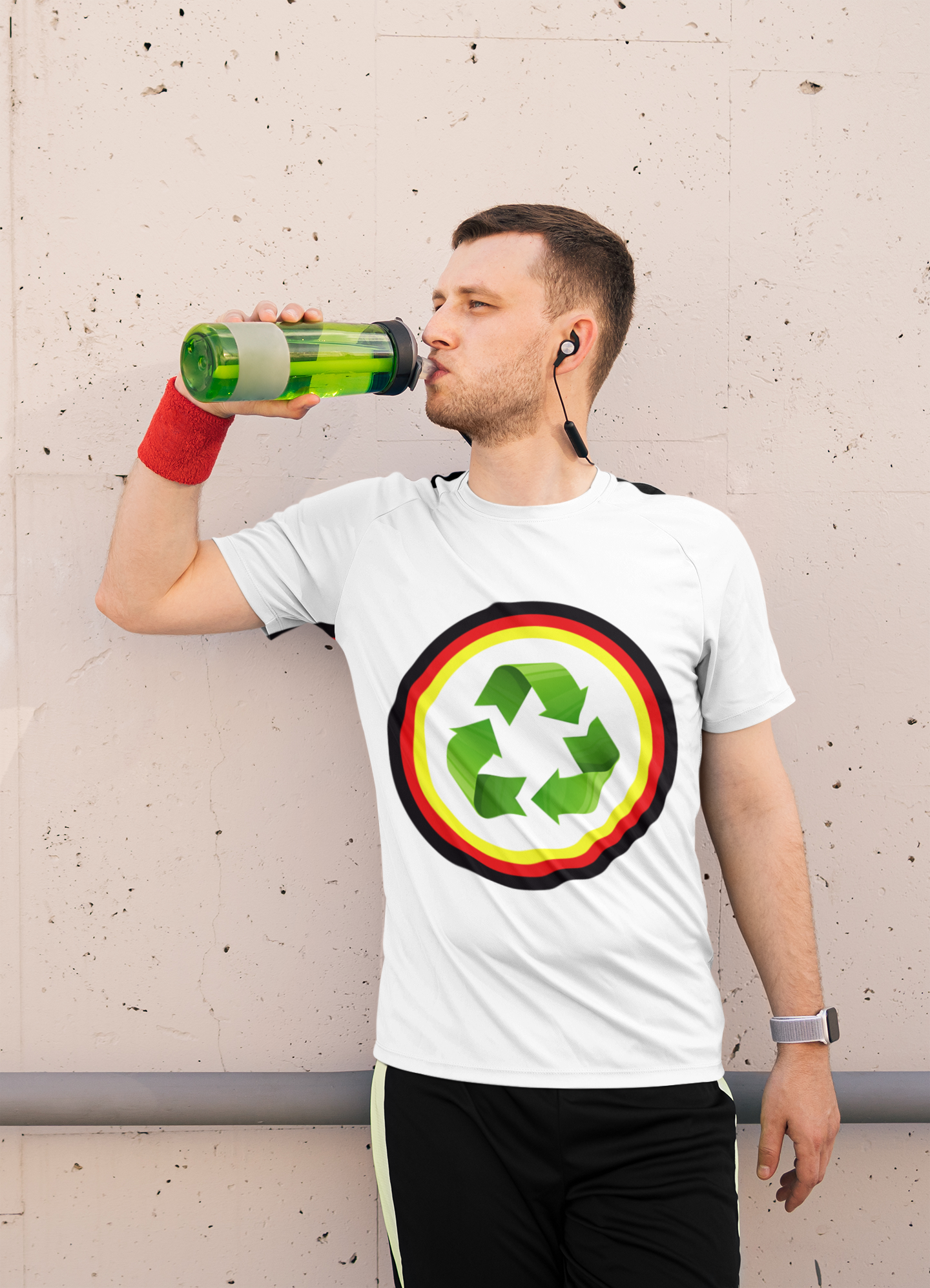 Grünes Herz, Umweltliebe Tragen, Umweltschutz auf deiner Brust, T-Shirts design mit Liebe zur Umwelt, Natürlich, Protect the environment