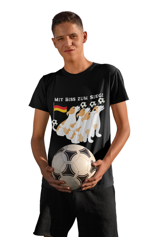 Deutsche Hunde für die Nationalmannschaft mit vielen Toren, Unisex T-Shirt